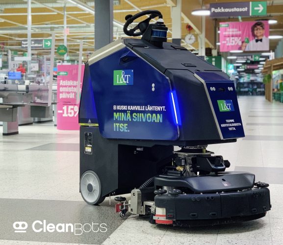 高仙Scrubber 75在普瑞瑪（Prisma）超市提供環保清潔服務